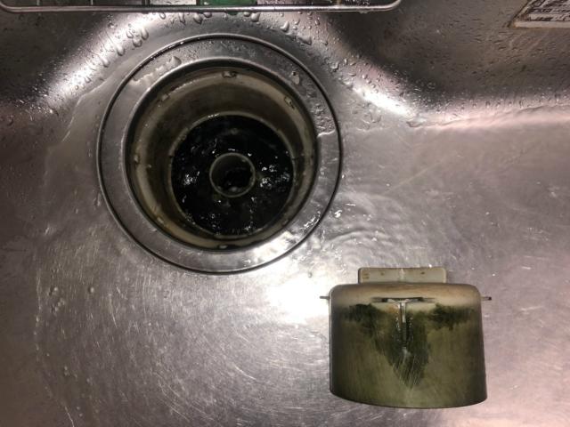 台所の排管つまり抜き工事(知立市)